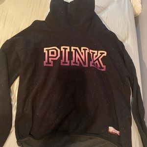 PINK cropped sweatshirt